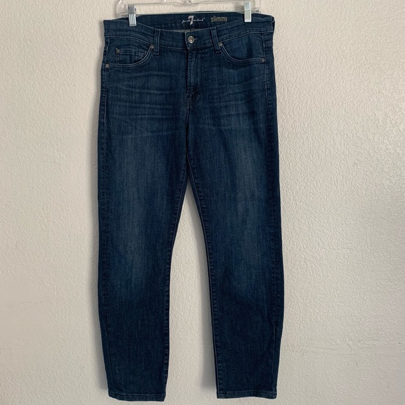 7 For All Mankind Denim - 7 For All Mankind Slimmy dark wash straight leg